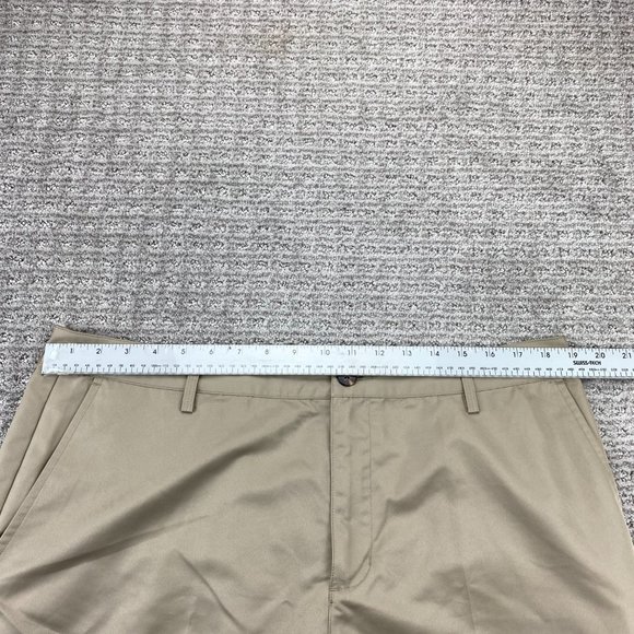 Adidas CLIMALITE Shorts Men 36 Brown Golf Short Pants Casual Polyester Outdoor - Picture 10 of 15